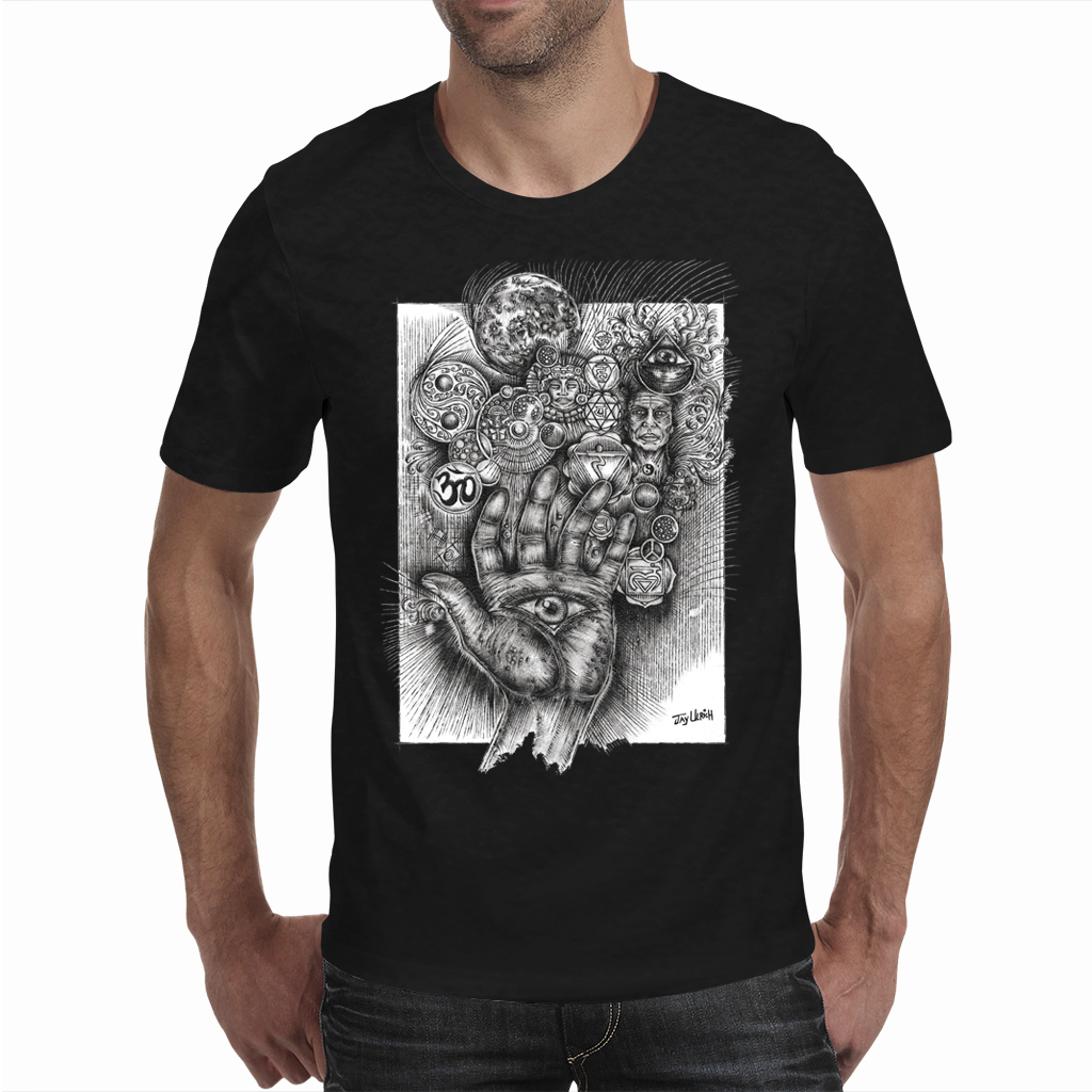 The THIRD EYE HAND - T-Shirt - Men's/ Unisex (A3 Print)