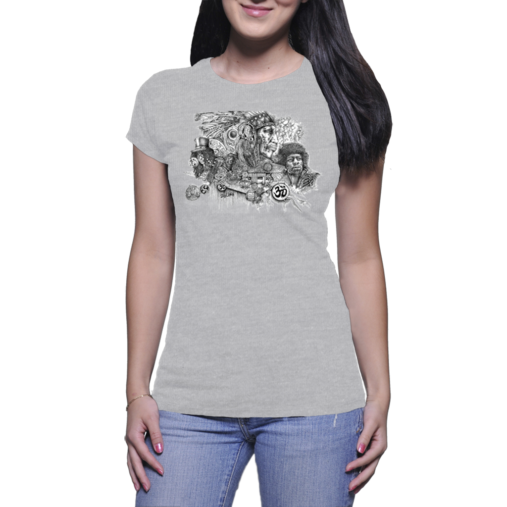 CREATIVE SOUL - T-Shirt - Ladies (A4 Print)