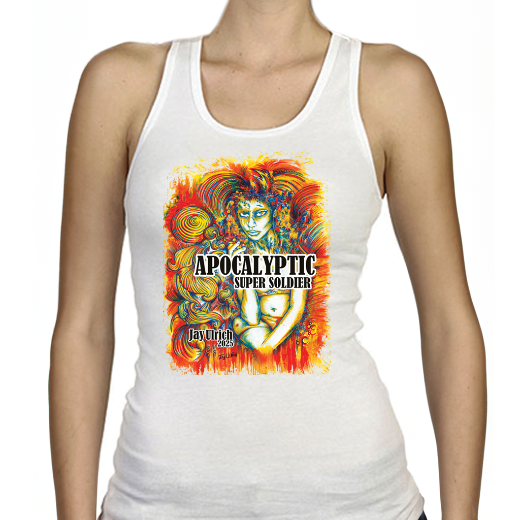 APOCALYPTIC SUPER SOLDIER - Racerback - Ladies (A4 Print)