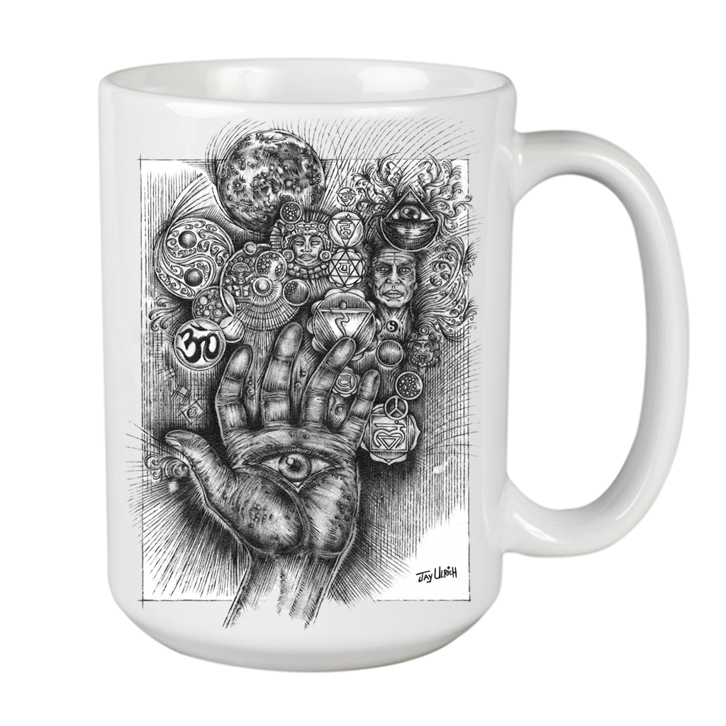 THE THIRD EYE HAND - CERAMIC MUG (Options Available)