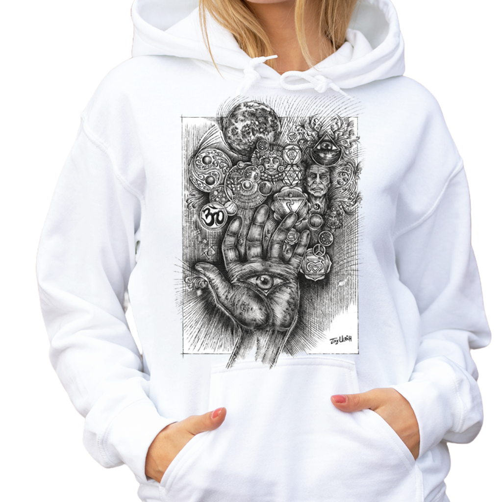 The THIRD EYE HAND - Hoodie - Men's/ Unisex (A4 Print)