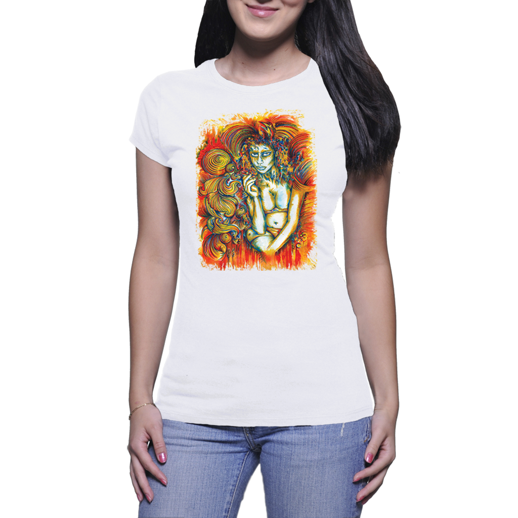 CAMDEN GIRL - T-Shirt - Ladies (A4 Print)