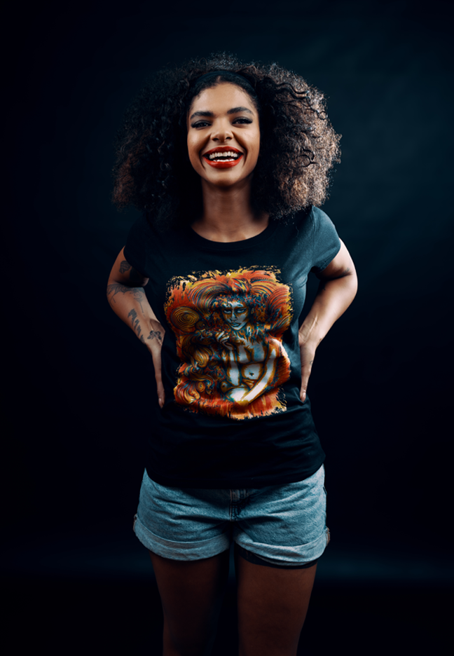 CAMDEN GIRL - T-Shirt - Ladies (A4 Print)