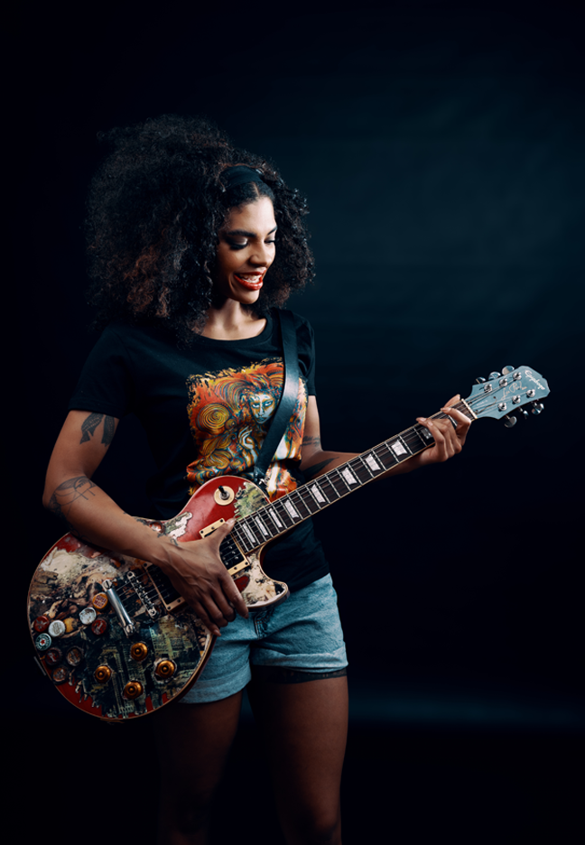 CAMDEN GIRL - T-Shirt - Ladies (A4 Print)