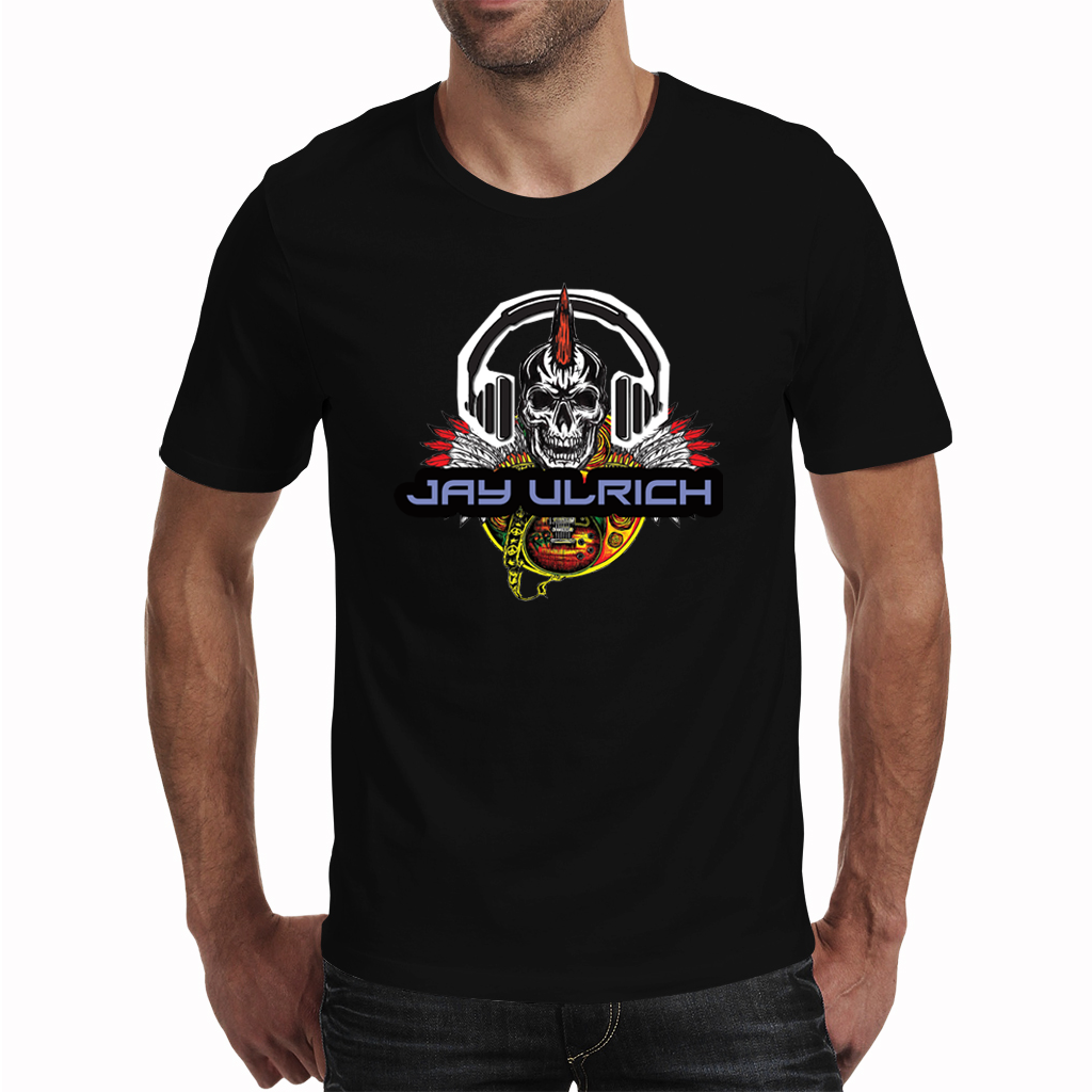 JAY ULRICH SKULL LOGO - T-Shirt - Men's/ Unisex (A3 Print)