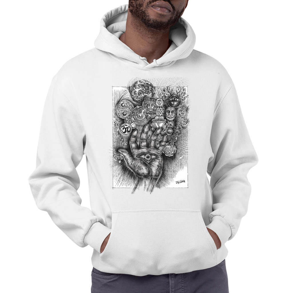 The THIRD EYE HAND - Hoodie - Men's/ Unisex (A4 Print)