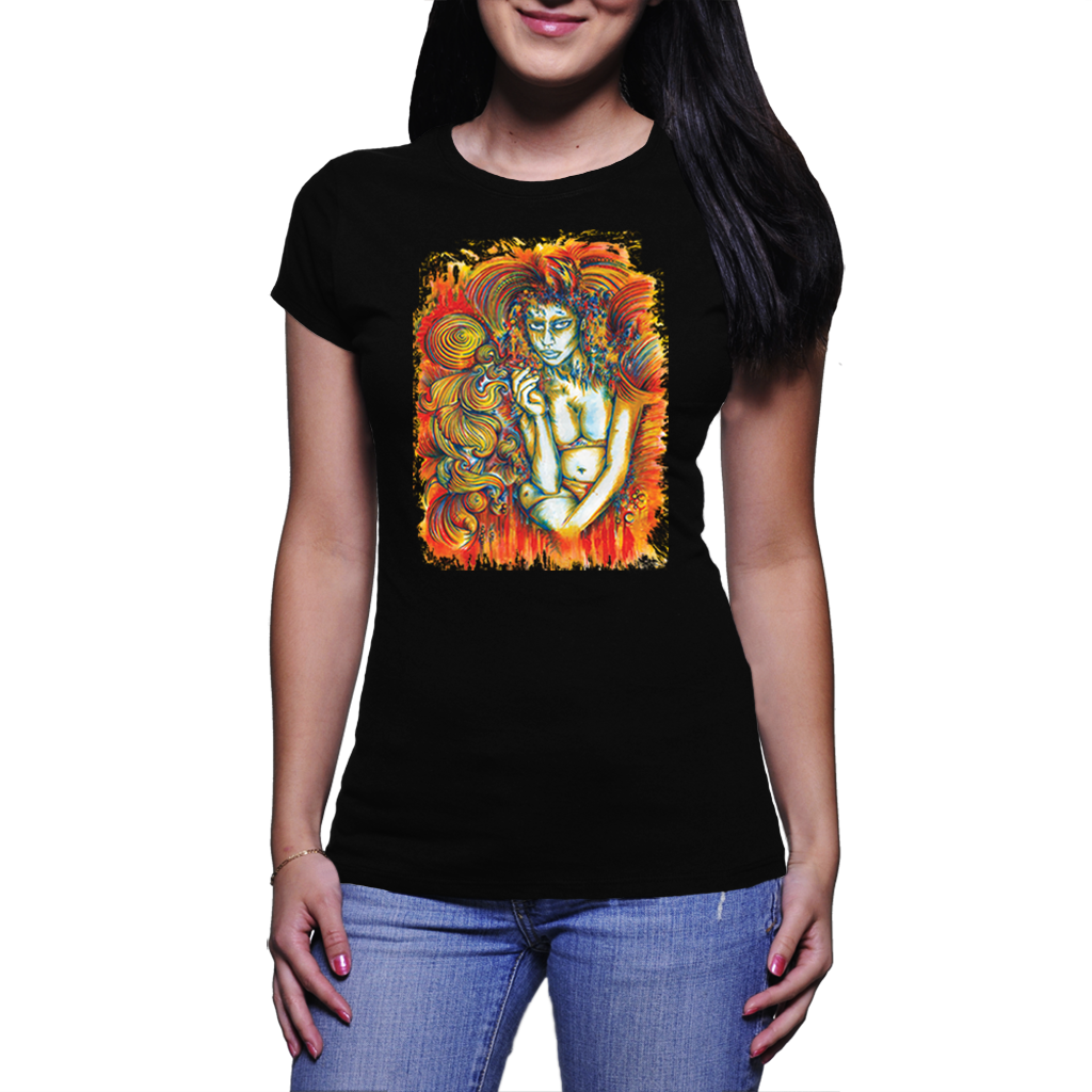CAMDEN GIRL - T-Shirt - Ladies (A4 Print)