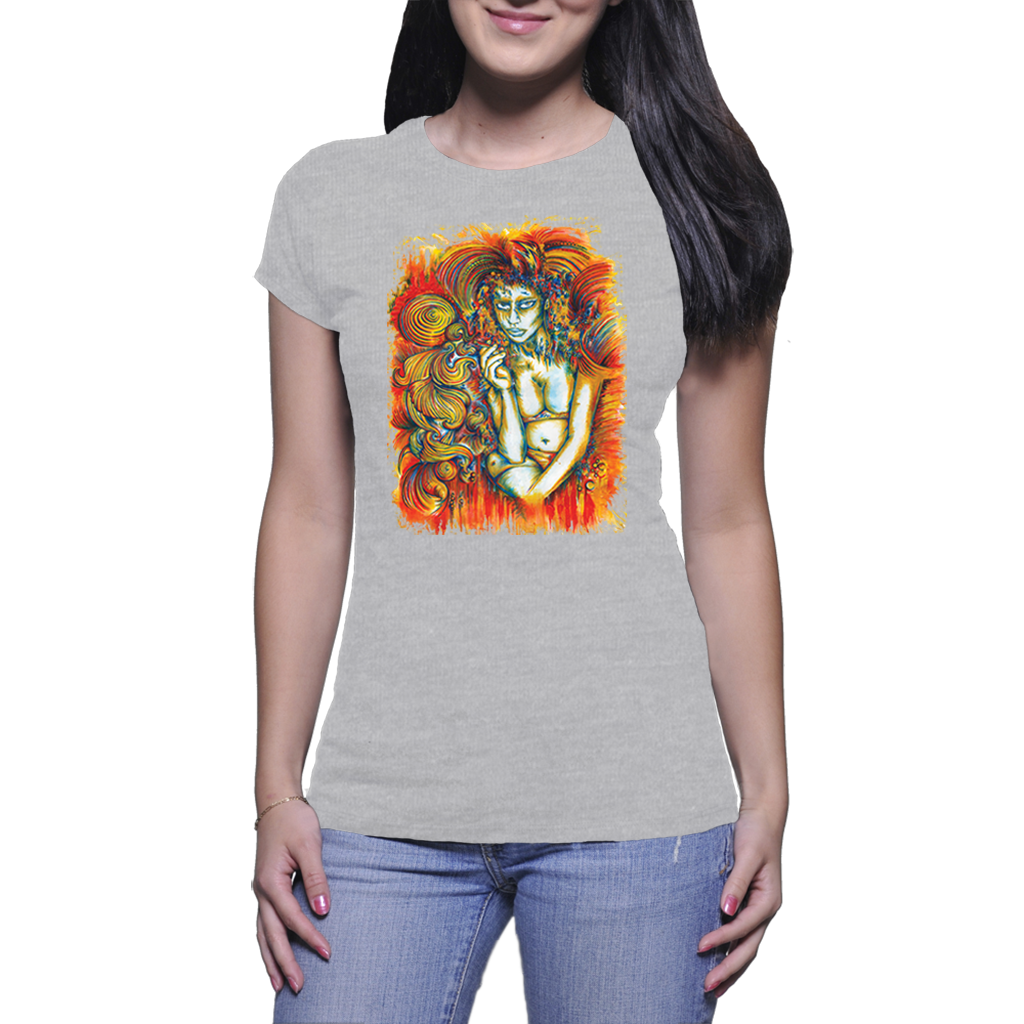 CAMDEN GIRL - T-Shirt - Ladies (A4 Print)