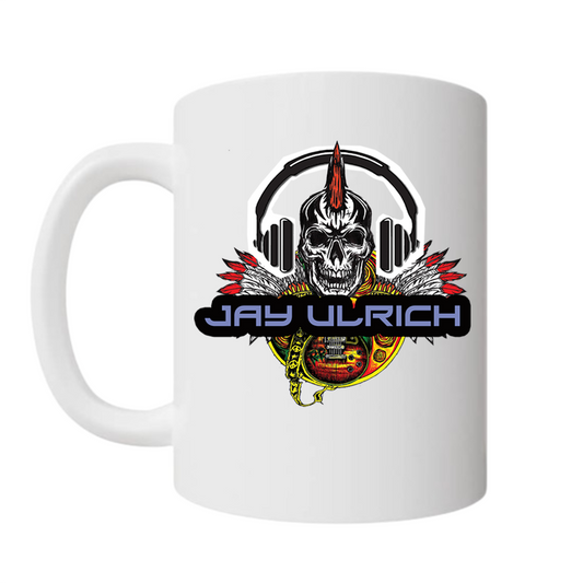 Jay Ulrich SKULL LOGO - CERAMIC MUG (Options Available)