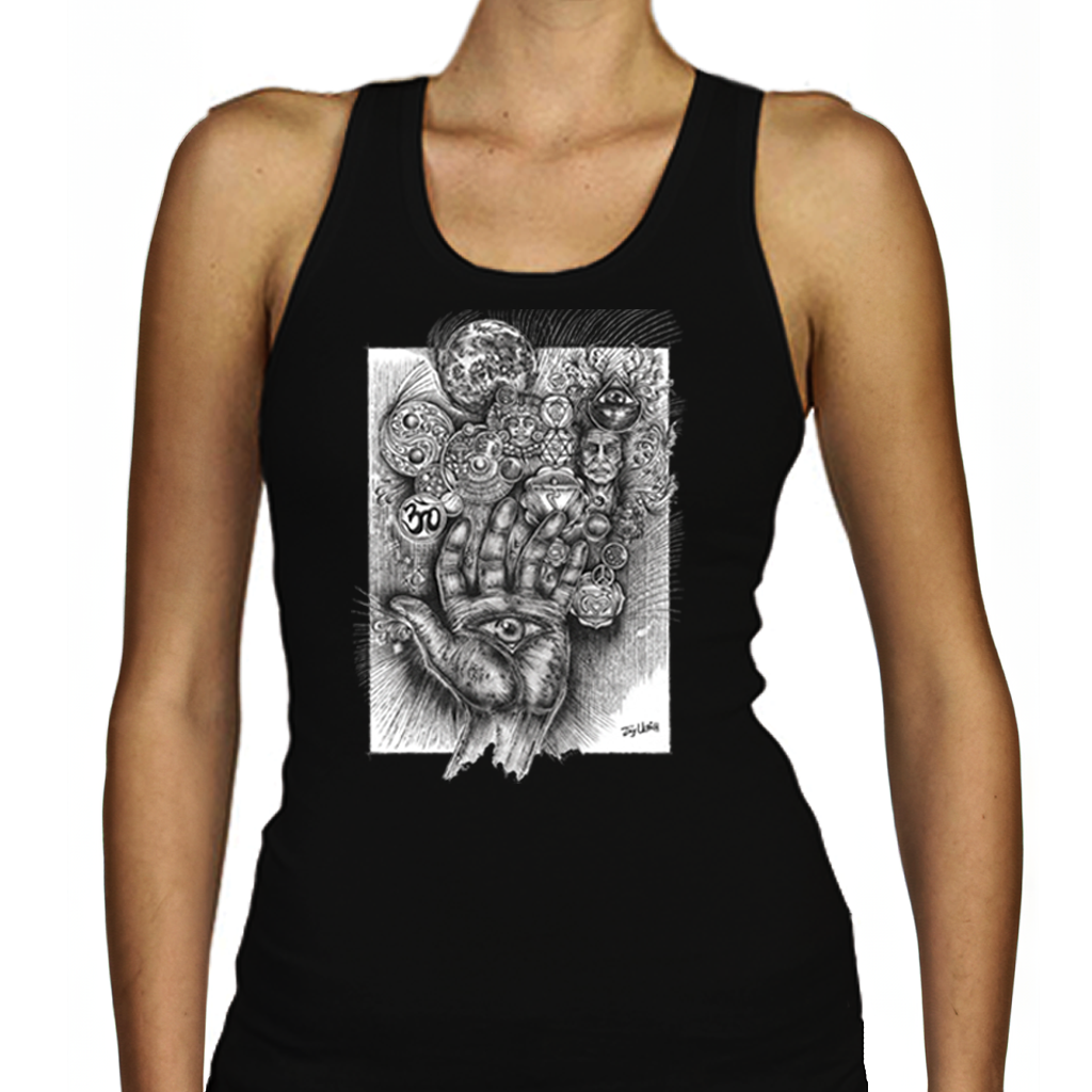 The THIRD EYE HAND - Racerback - Ladies (A4 Print)
