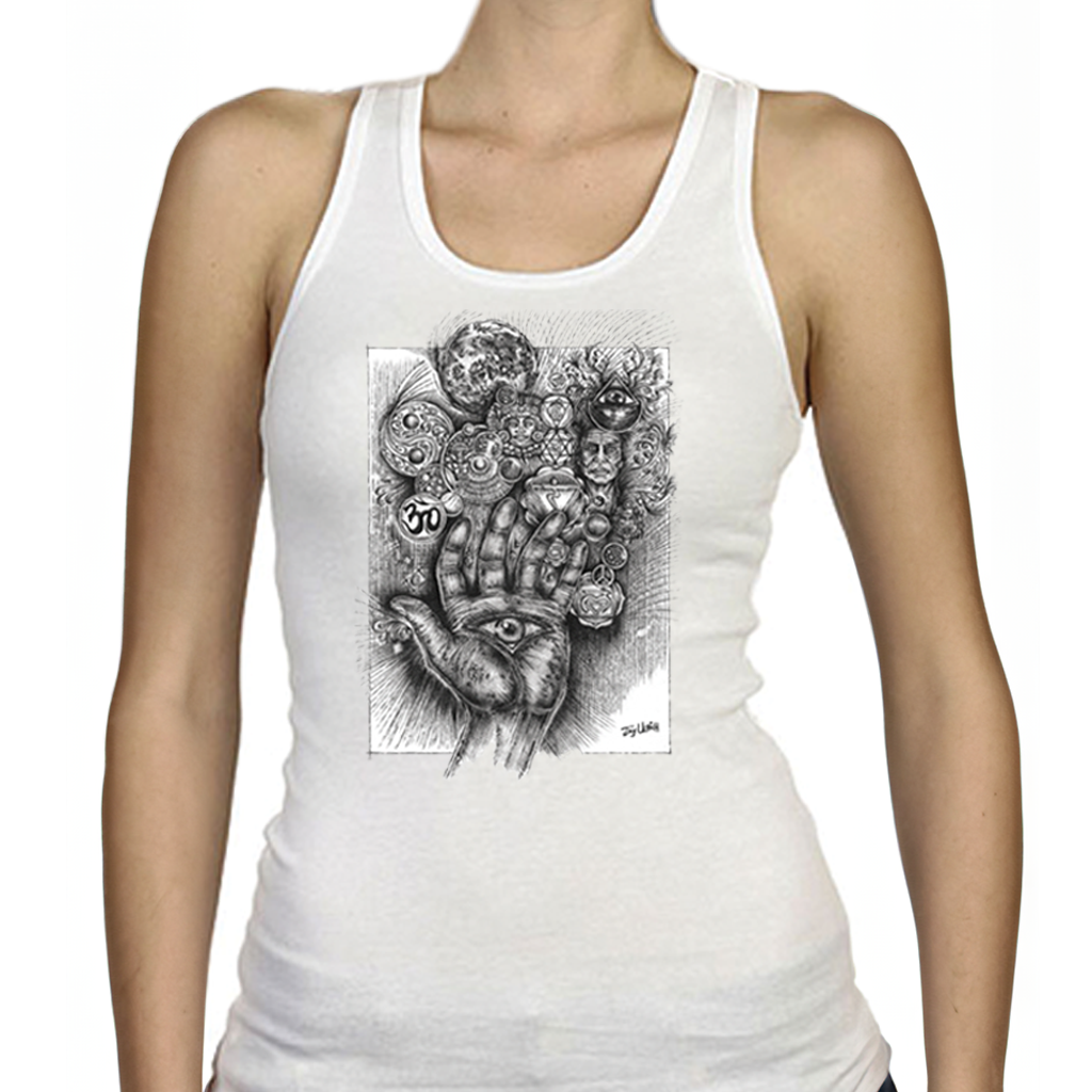 The THIRD EYE HAND - Racerback - Ladies (A4 Print)