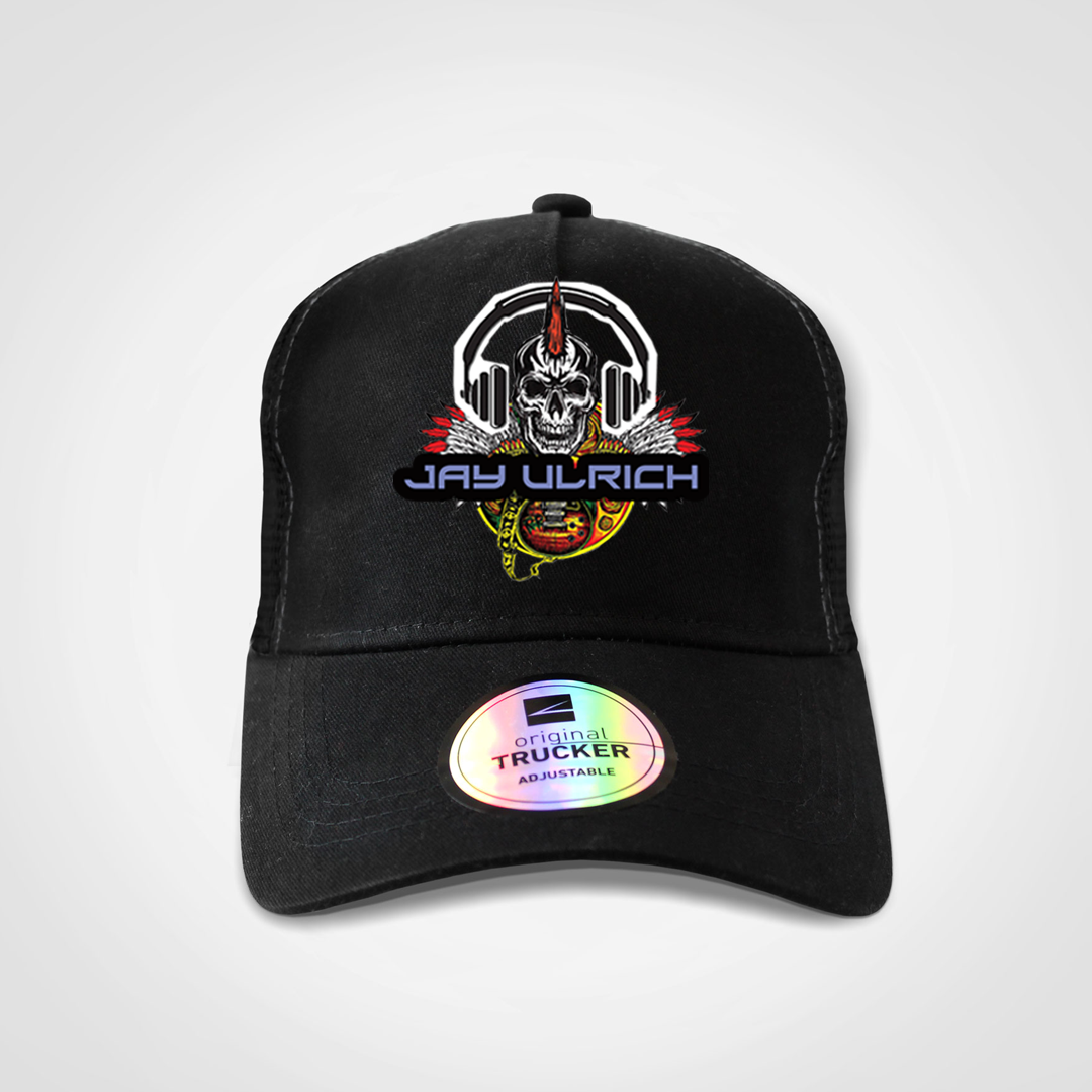 REGULAR BLACK TRUCKER CAP