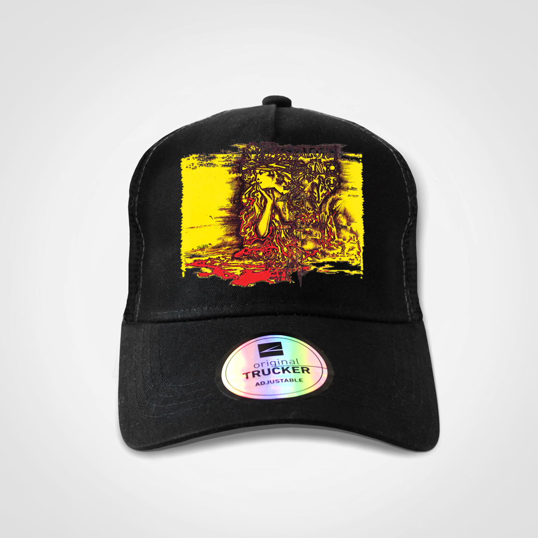 REGULAR BLACK TRUCKER CAP