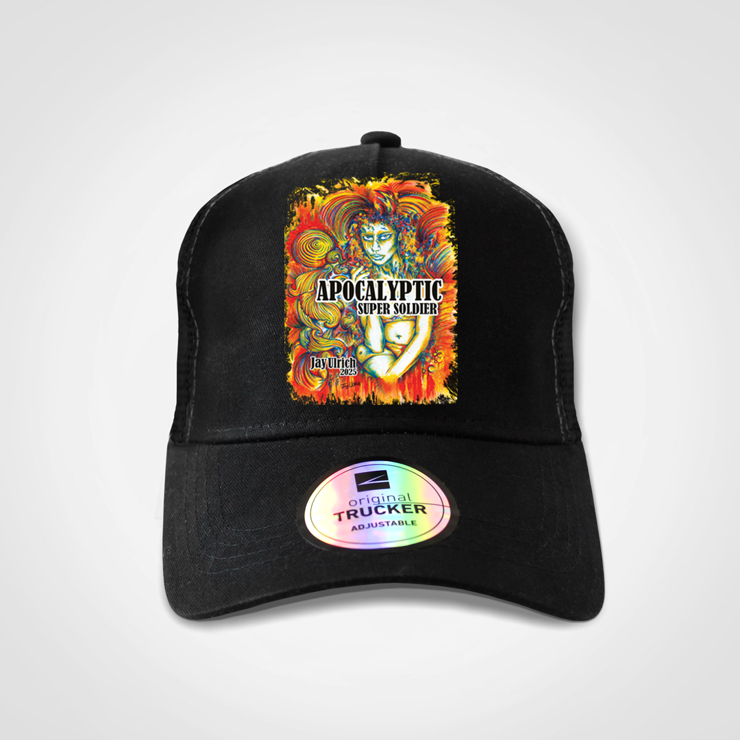 REGULAR BLACK TRUCKER CAP