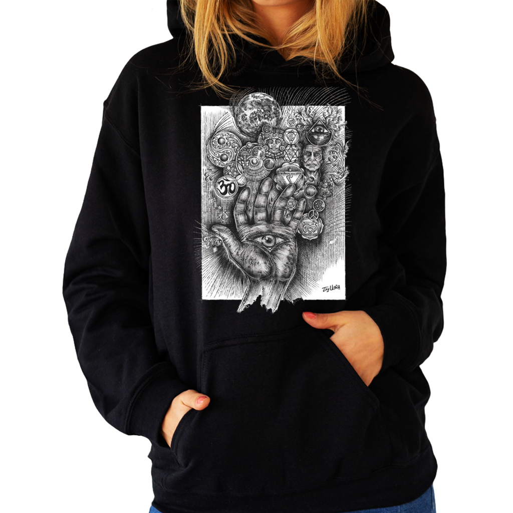 The THIRD EYE HAND - Hoodie - Men's/ Unisex (A4 Print)