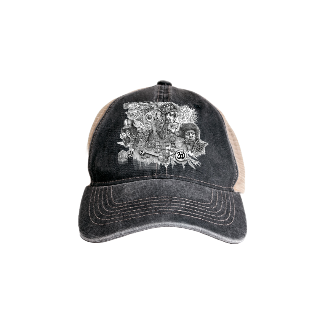 WASHED TRUCKER CAP
